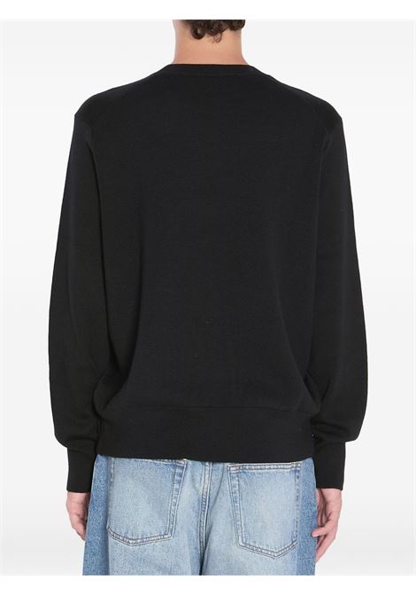 maglione adc uomo nero AMI PARIS | HKS826.001009
